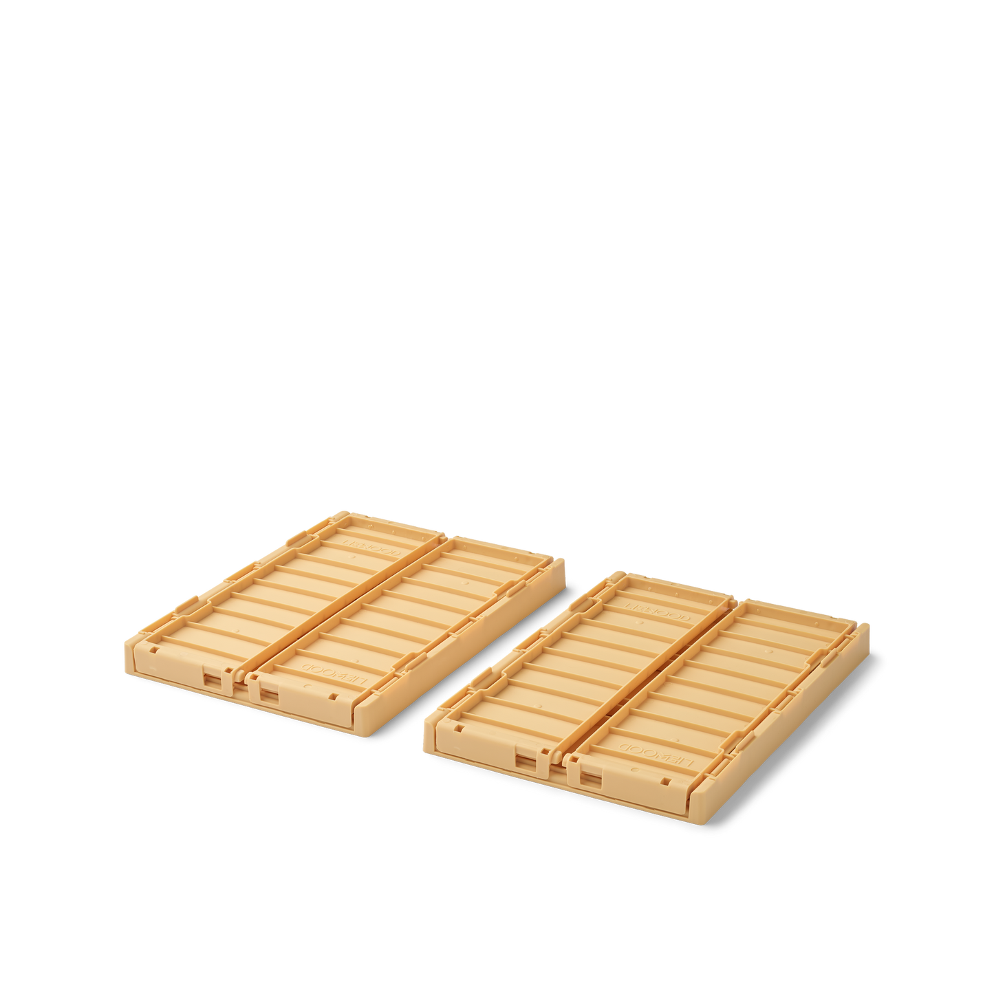 Small Lemon Weston Storage Box, 2-pack