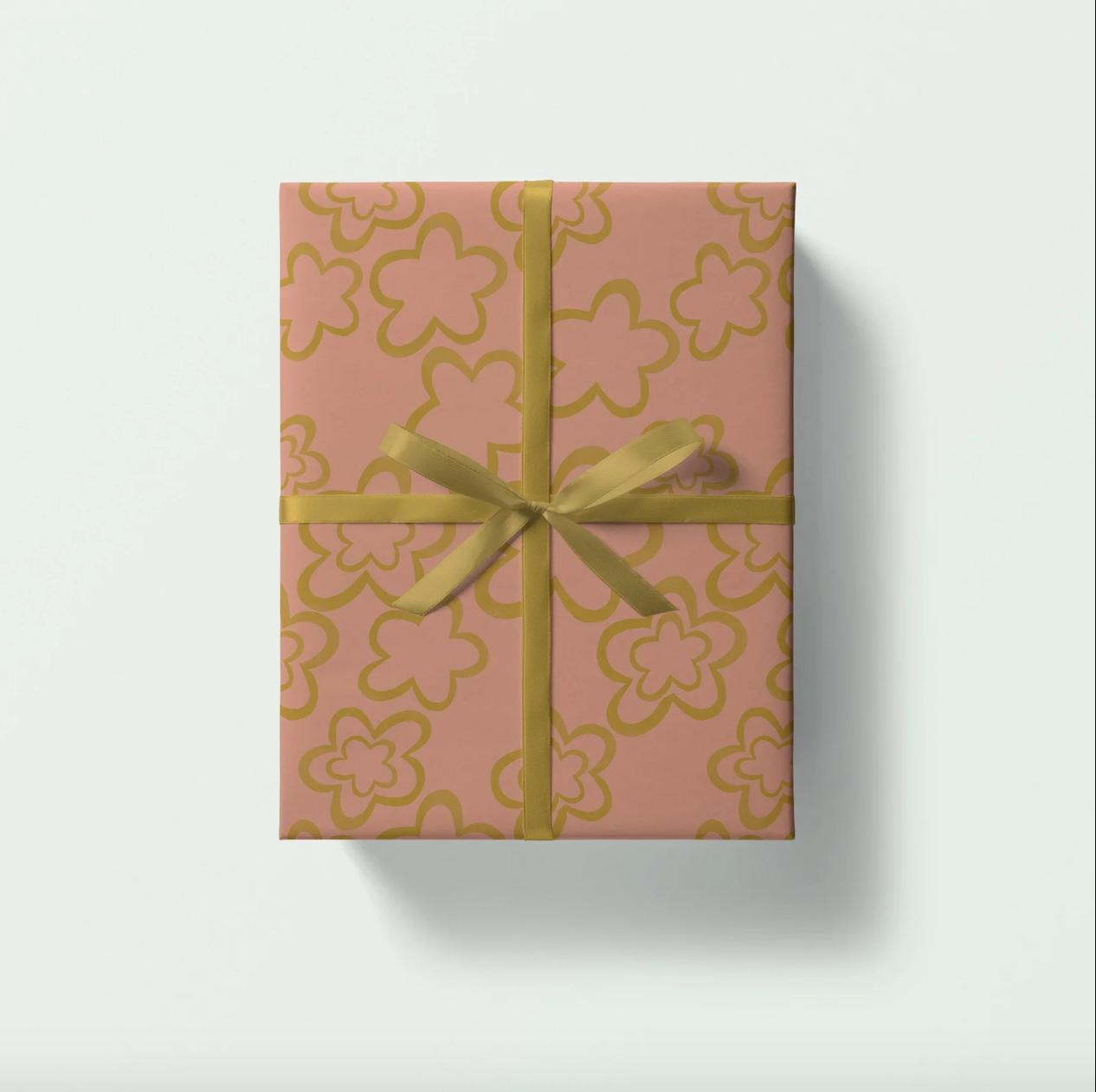 Pink Floral Wrapping paper