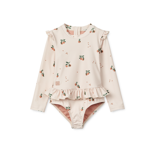 Sille Peach Printed Swimsuit
