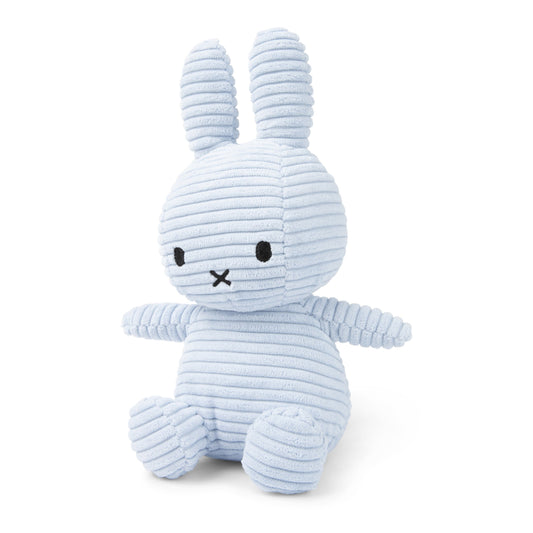 Miffy, Blue Eco-Corduroy Ice Blue - 23cm