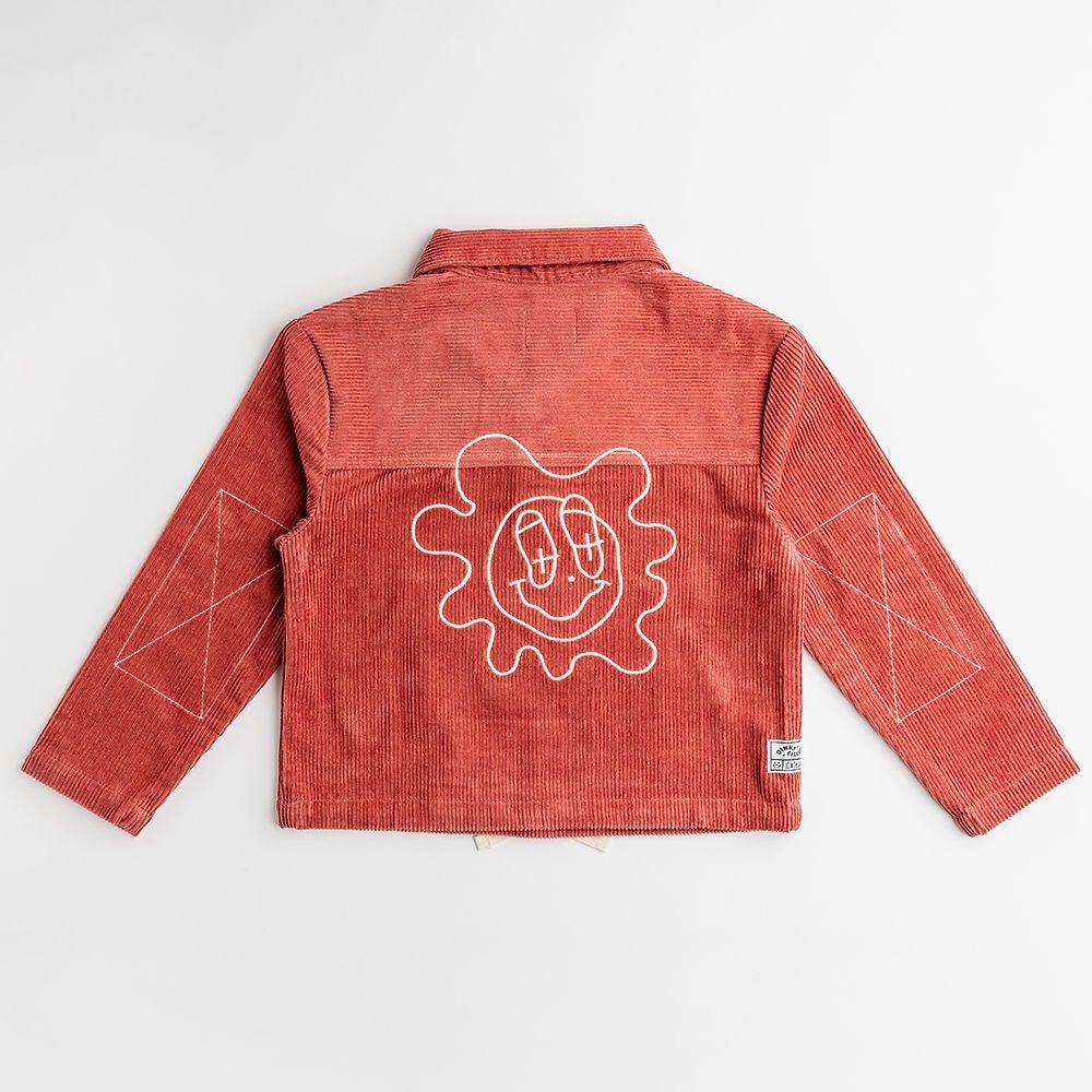 Dinky Circus, Rose Pink Popover Corduroy Smock