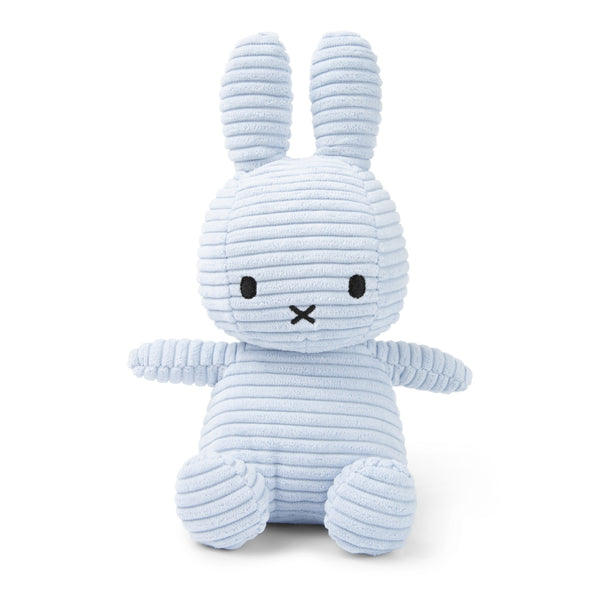 Miffy, Blue Eco-Corduroy Ice Blue - 23cm