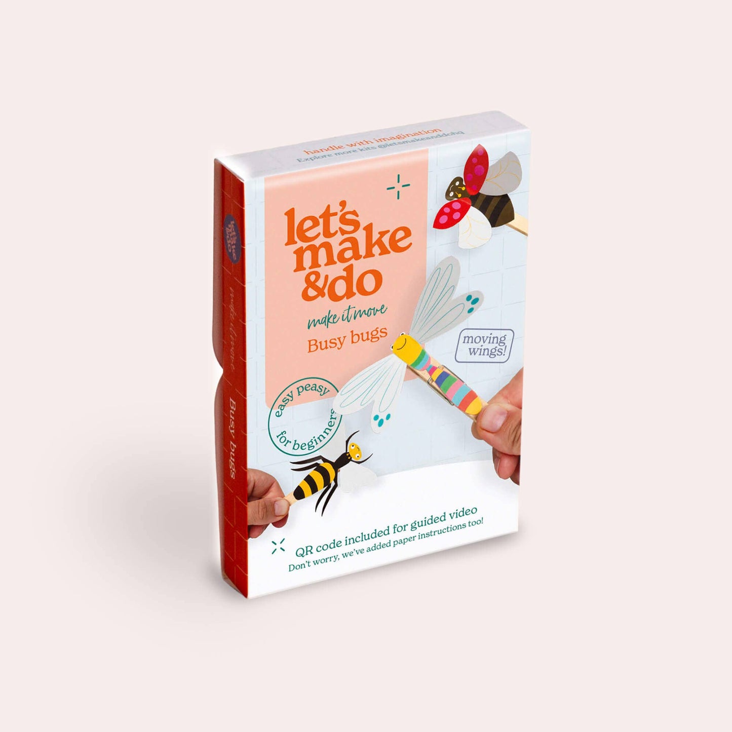 Let's Make & Do, Make It Move Busy Bugs Craft Kit for Kids