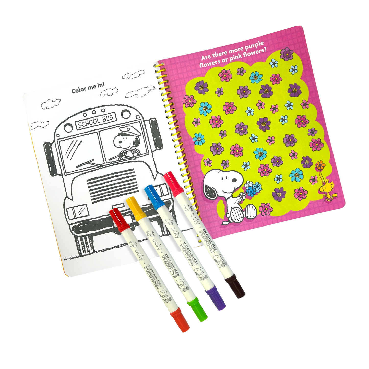 Ooly OOLY x Peanuts: Activity Kit & 4 Double-Ended Markers