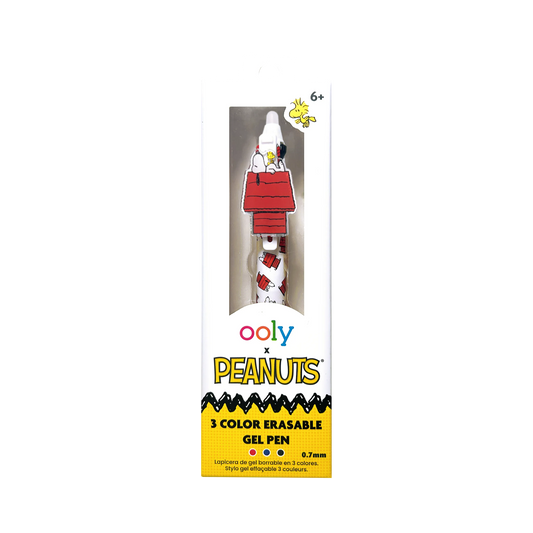 OOLY x Peanuts: 3 Color Erasable Gel Pen