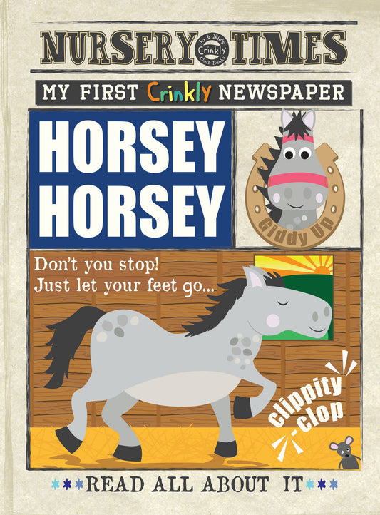 Jo + Nic's Crinkly Cloth Books, Horsey Horsey
