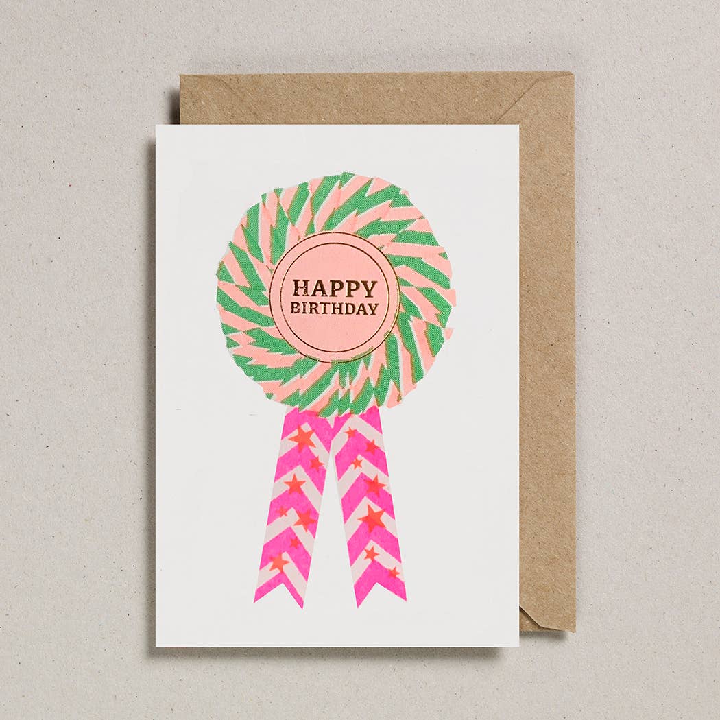 Petra Boase, Happy Birthday Rosette Card