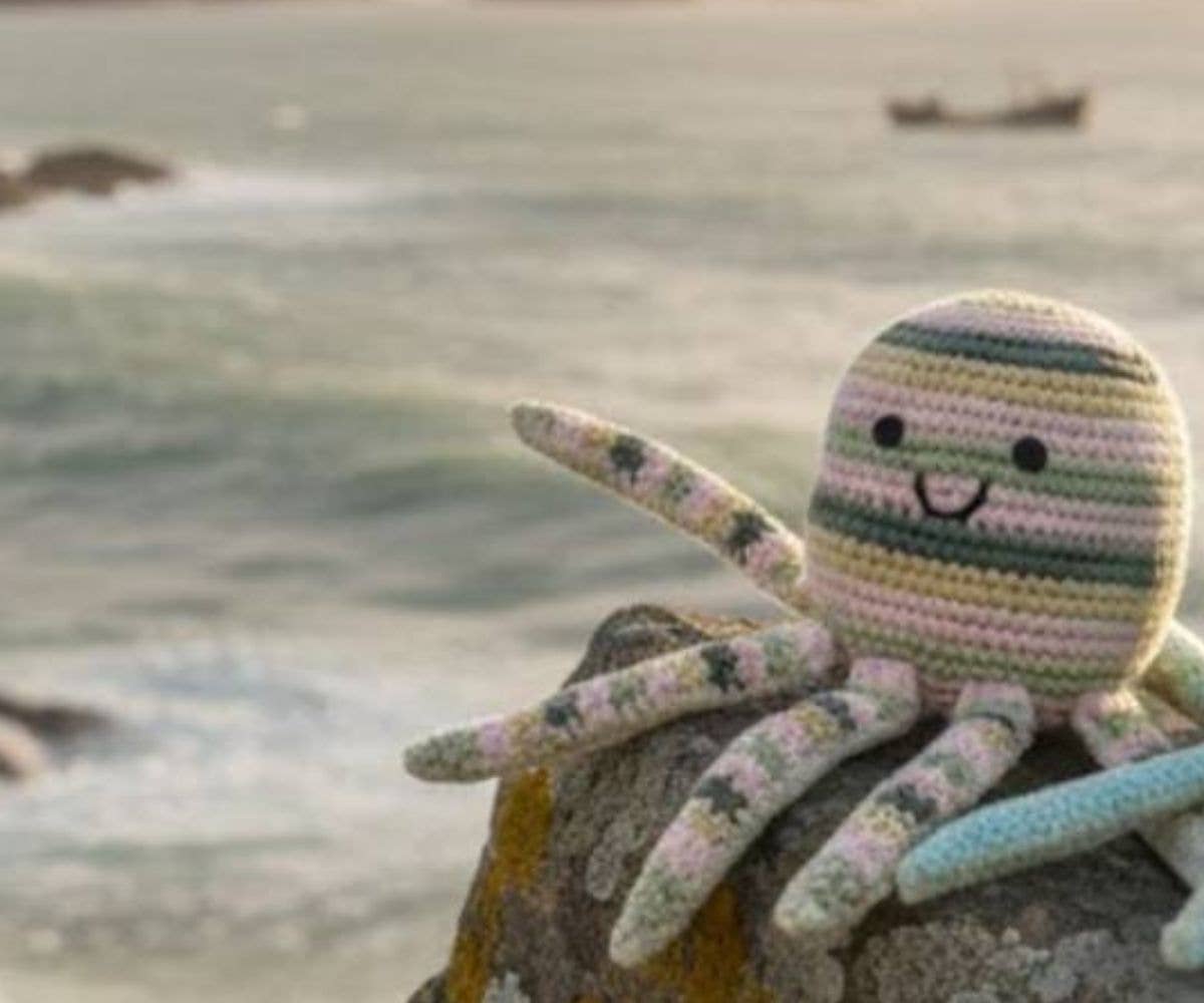 Best Years, Fair Trade Crochet Pastel Octopus