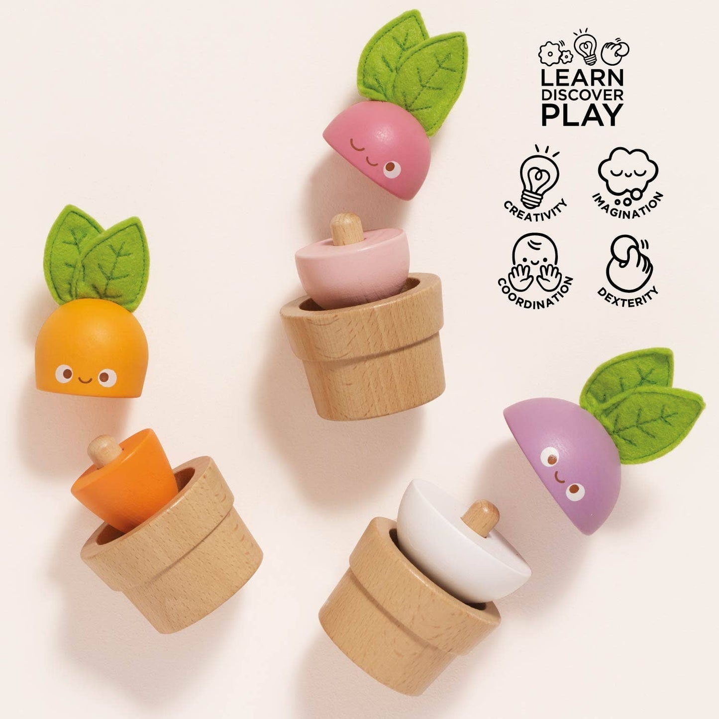 Le Toy Van, Stacking Wooden Veggies