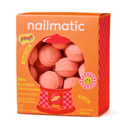 Nailmatic, Mini Sweet Mango Bath Bombs