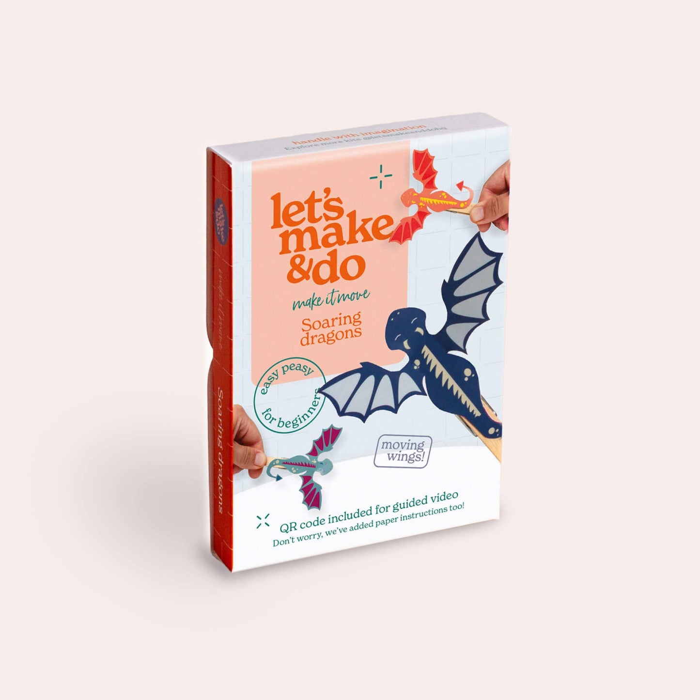 Let's Make & Do, Make It Move Soaring Dragons Craft Kit for Kids