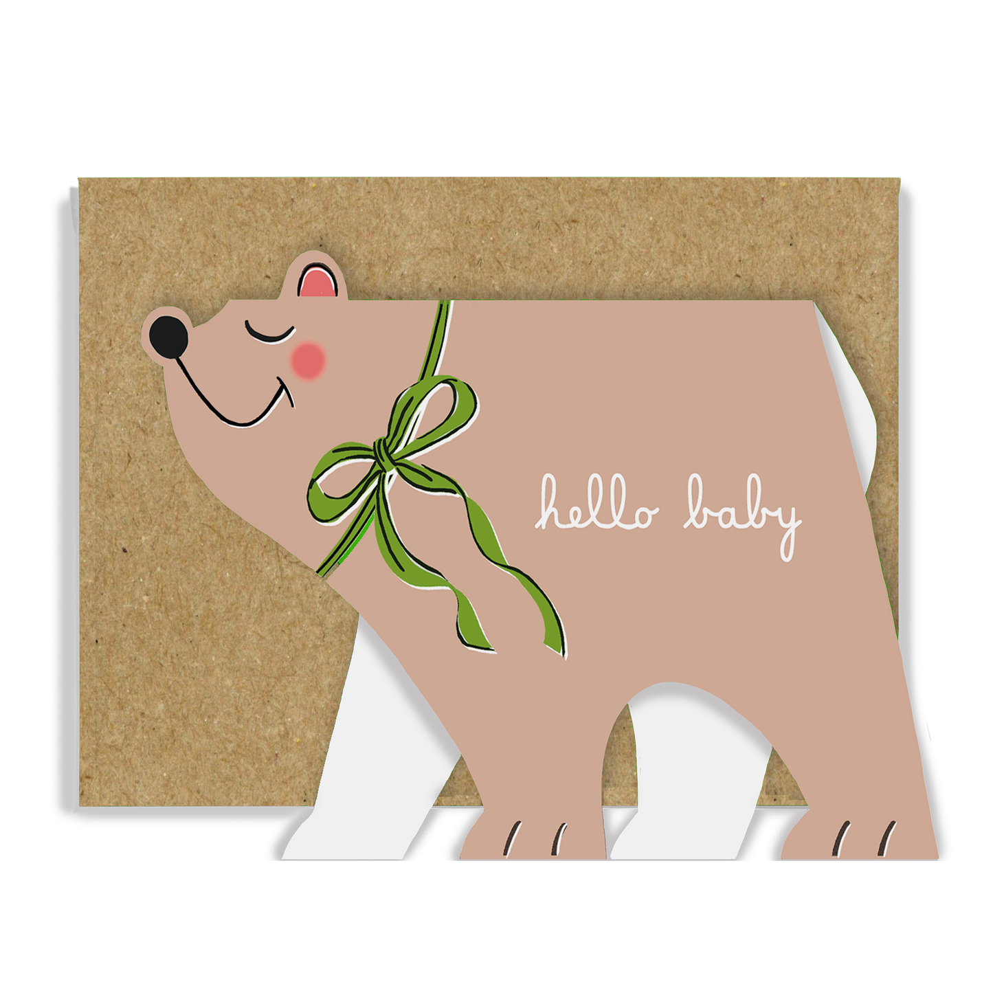 The Design Dealership, Mini Bear Hug, New Baby Card
