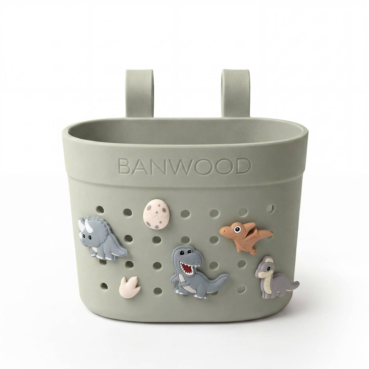 Banwood, Pin & Ride Basket Pins, Dinosaurs