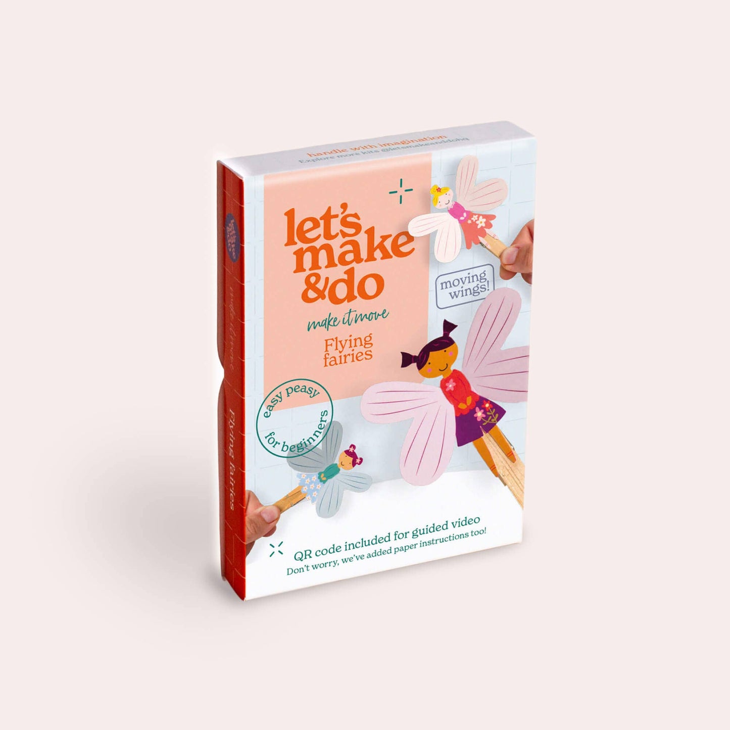 Let's Make & Do, Make it Move: Flying Fairies Peg Doll Craft Kit for Kids