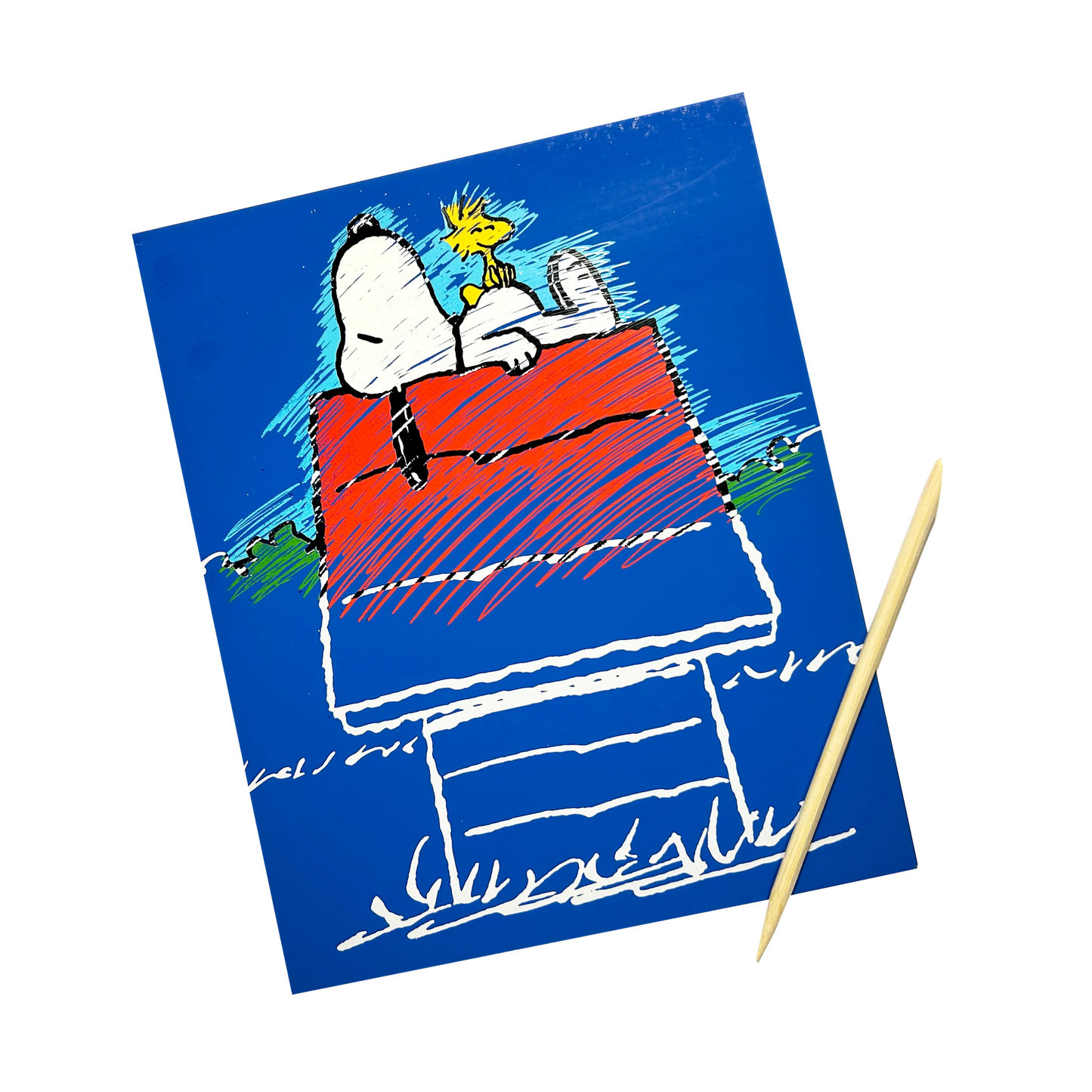 Ooly OOLY x Peanuts: Scratch Art Kit (13 PC Set)