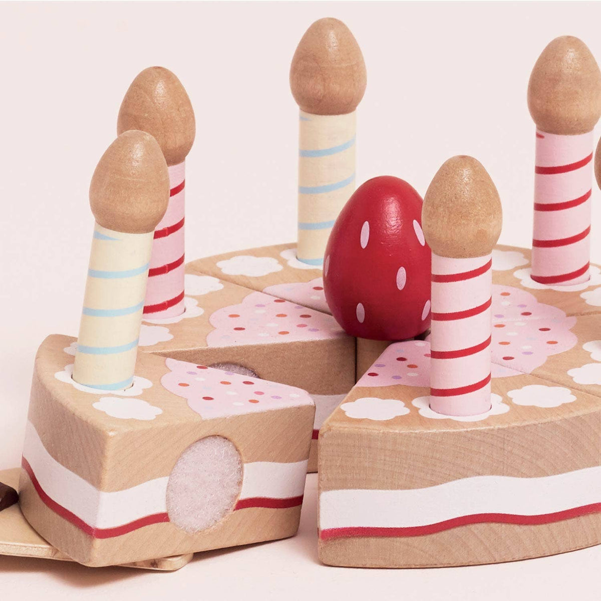 Le Toy Van, Wooden Birthday Cake & Candles