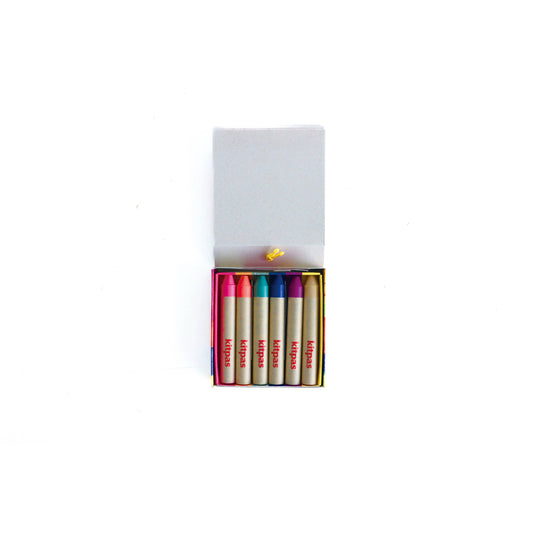 Kitpas Crayons Ecru Set 6 Colours - Nature