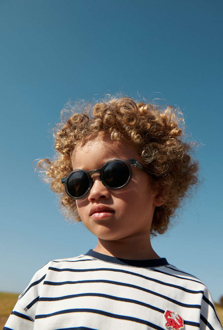 Liewood Preloved, Darla Whale Blue Shell Sunglasses, 4 - 10 years
