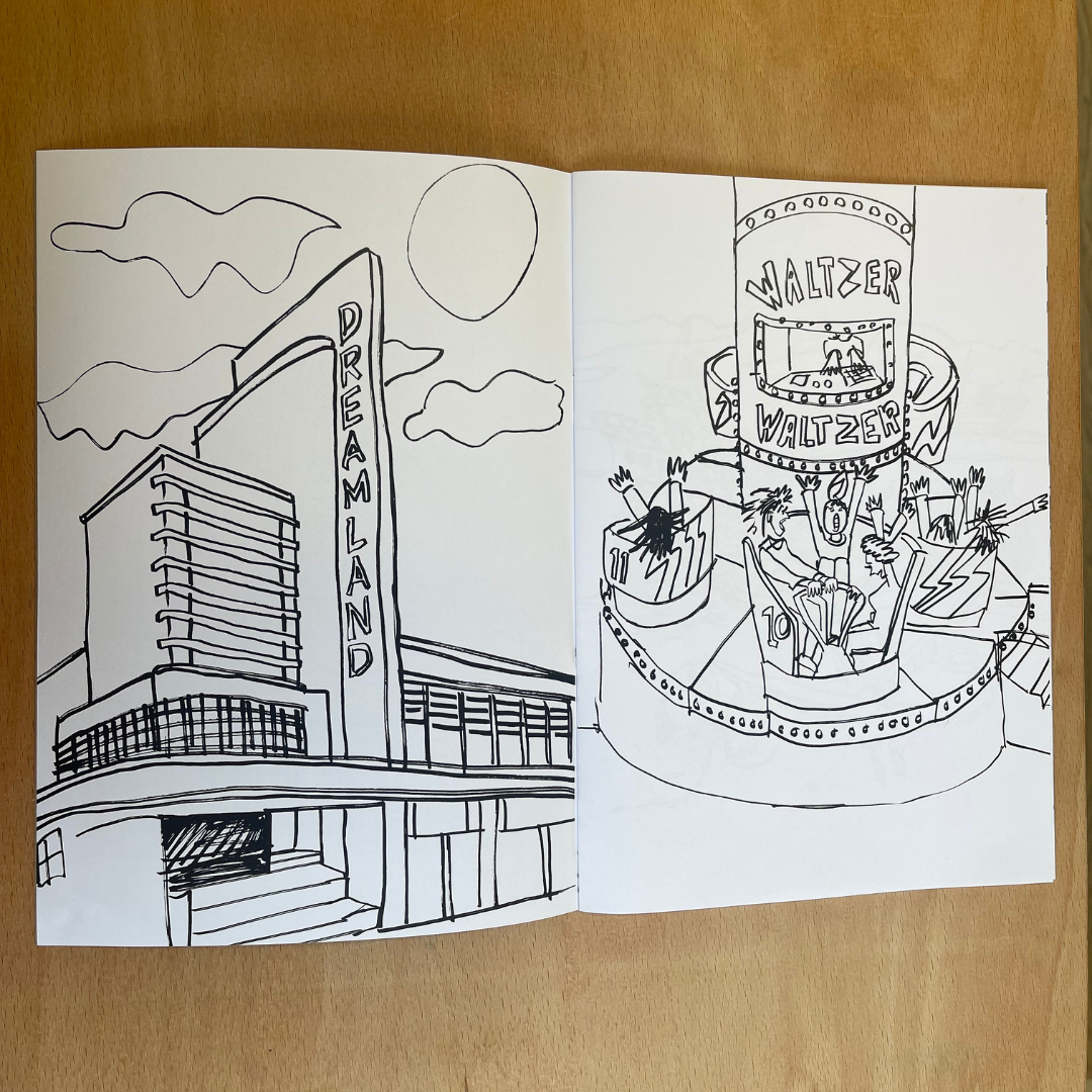 Megan Metcalf Studio, Colouring in Margate II, Colouring Book