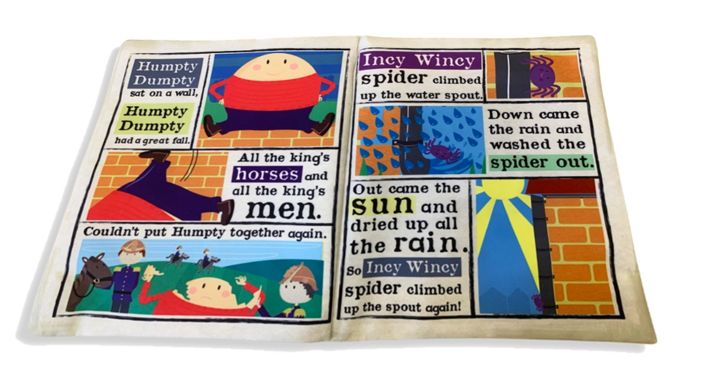 Jo + Nic's Crinkly Cloth Books, Classic Nursery Rhymes