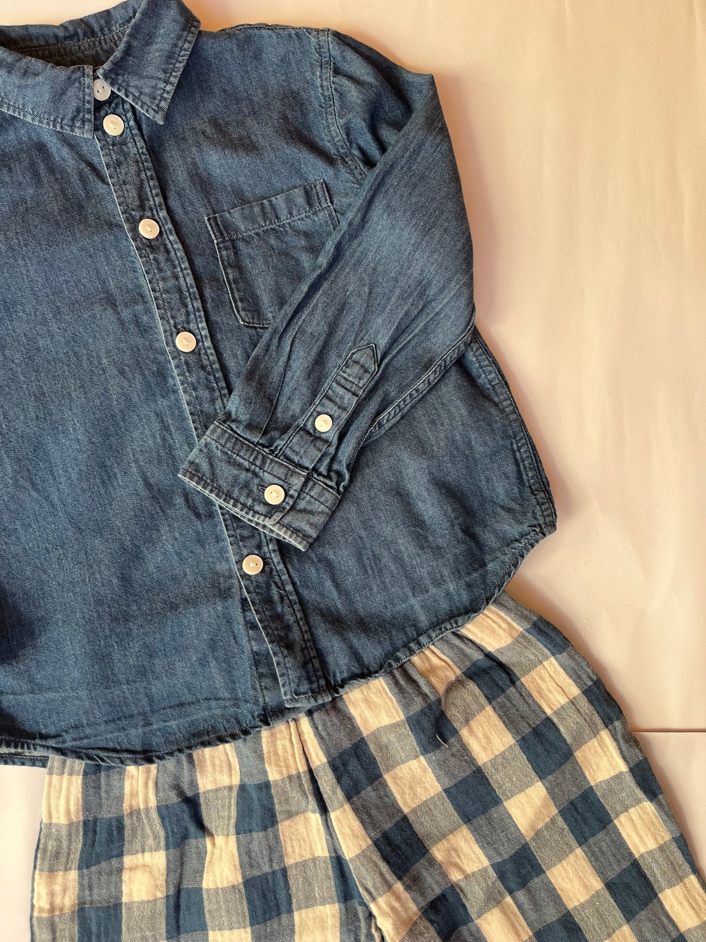 Preloved Arket, Blue Denim Shirt, 4 Years