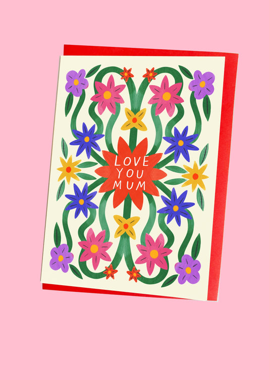 Kitty Kenda Papergoods - Wild Garden Mum Eco Greeting Card