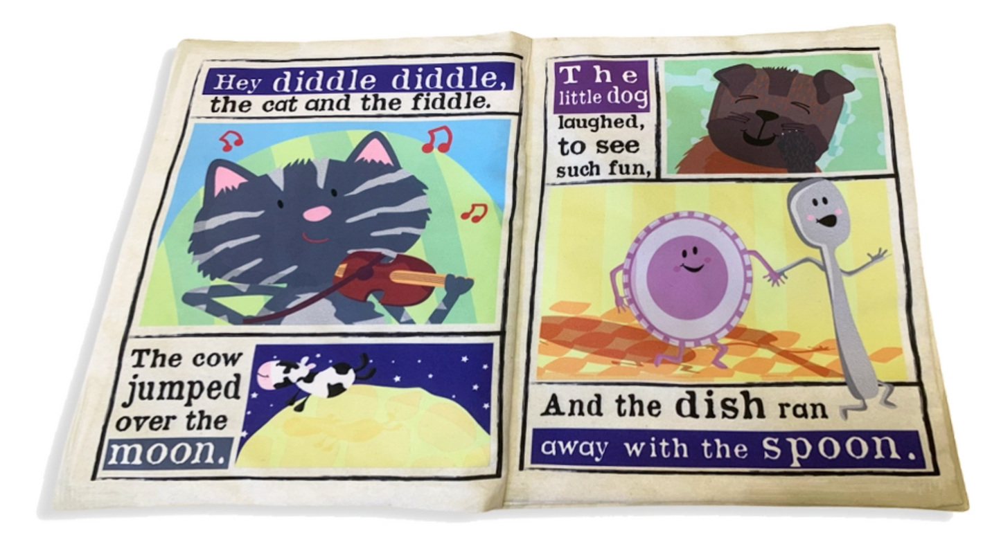 Jo + Nic's Crinkly Cloth Books, Classic Nursery Rhymes