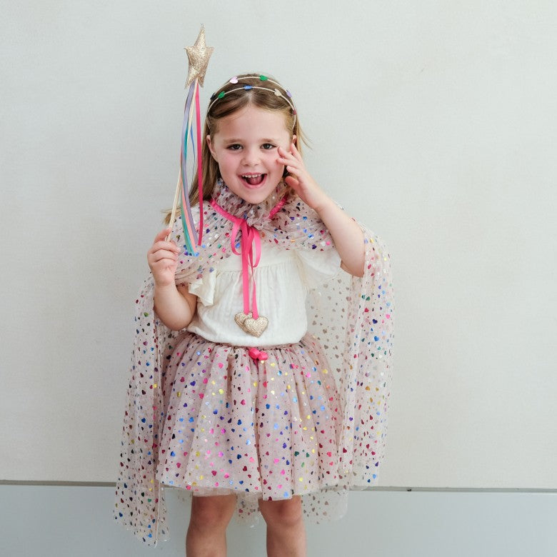 Mimi & Lula Rainbow Glitter Star Wand
