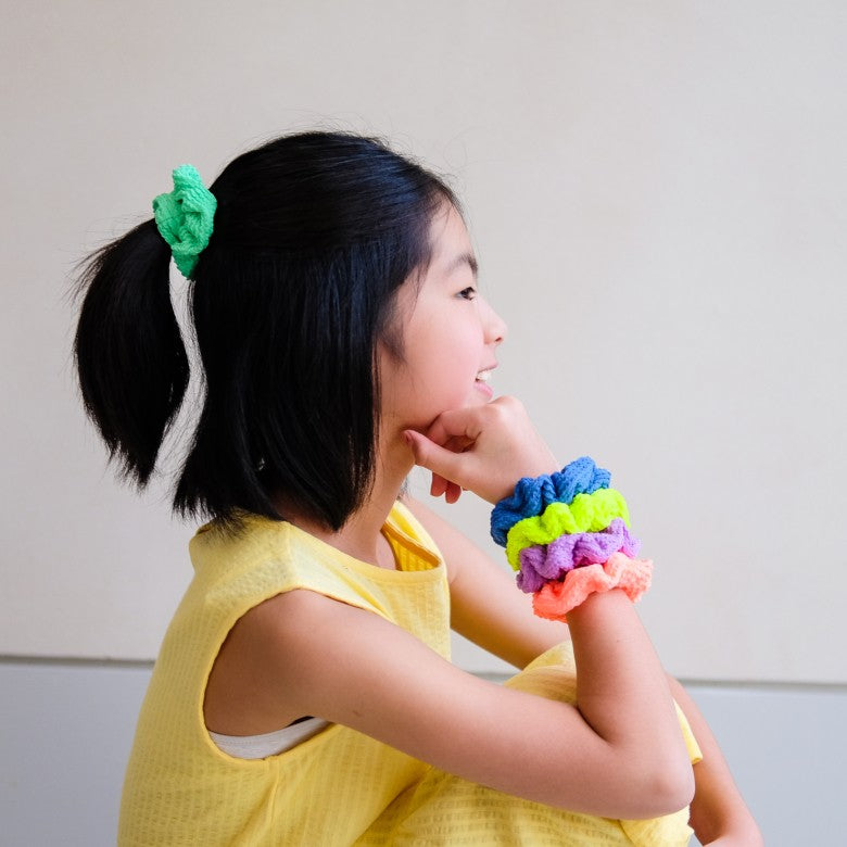 Mimi & Lula Bright Crinkle Scrunchies