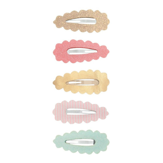 Mimi & Lula Scalloped Edge Mini Clic Clac Hairclips