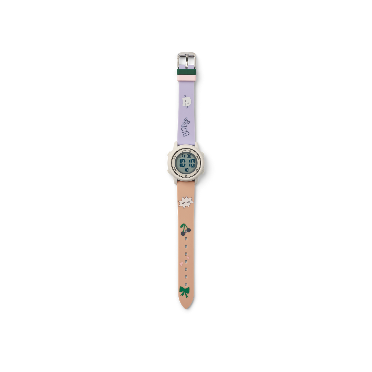 Liewood, Sussi Kids' Digital Wrist Watch in Mood Print