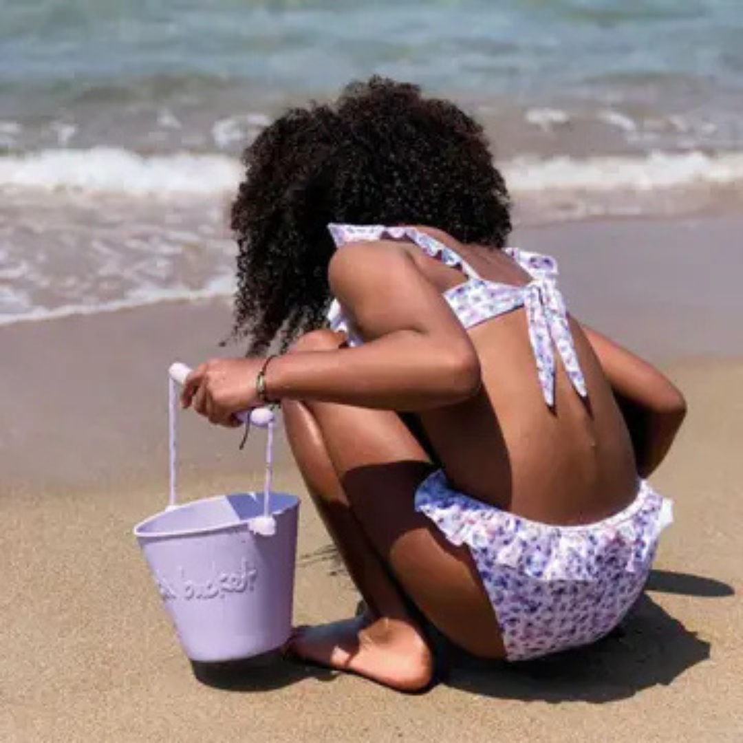 Scrunch Blue Sky Silicone Beach Bucket