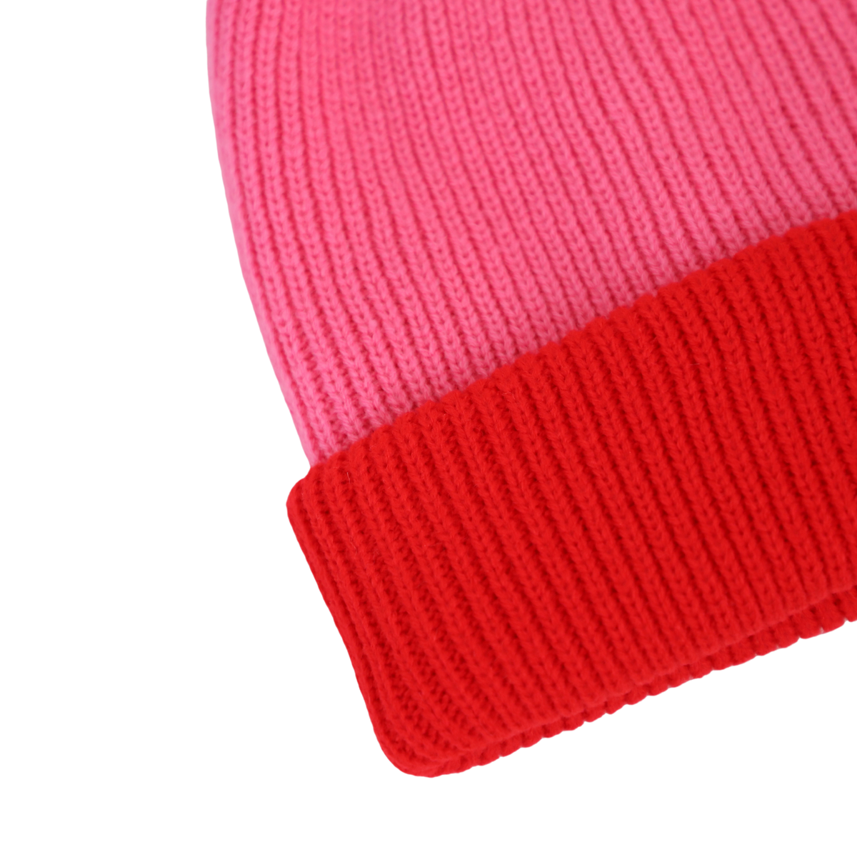 Rad River, Thick Knit Beanie Red and Pink, 0 - 6 Months