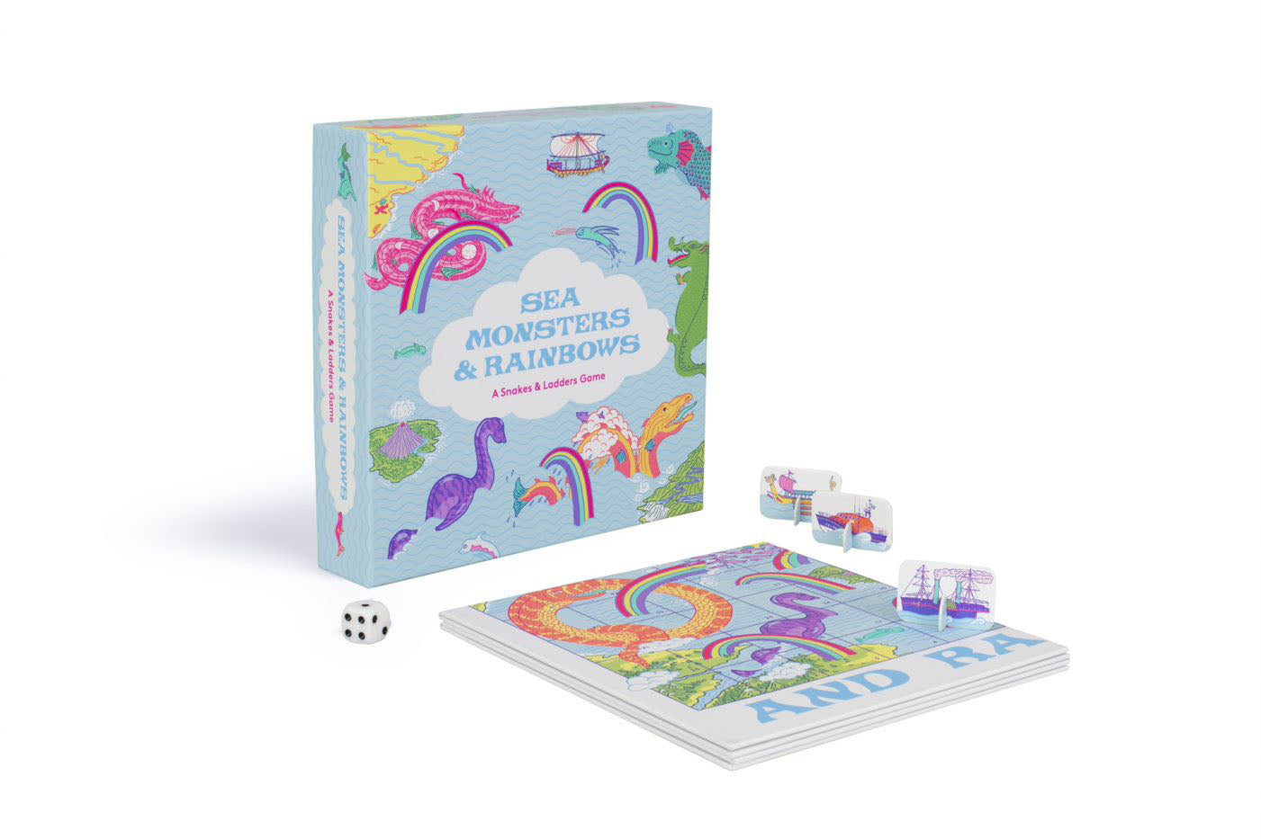 Sea Monsters and Rainbows: A Snakes and Ladders Game