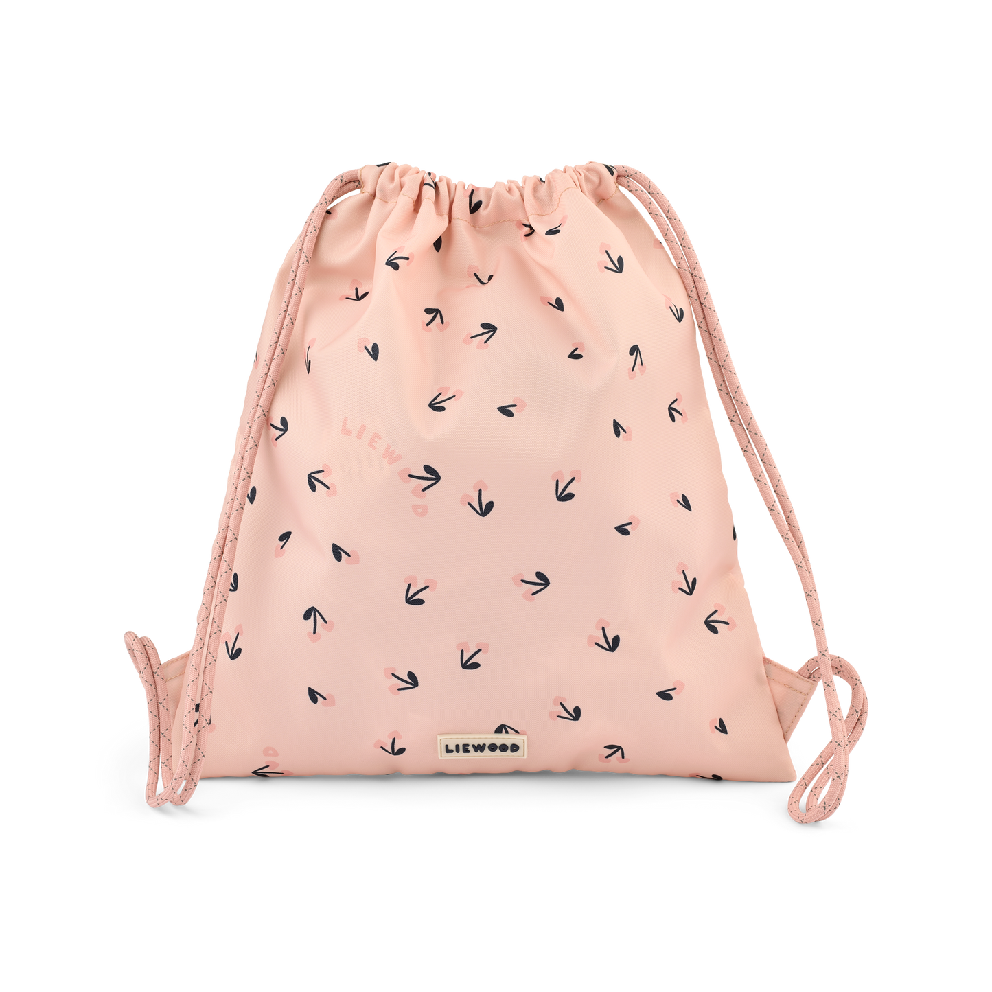 Liewood, Danella Gym Bag in Mini Cherry Hearts Print