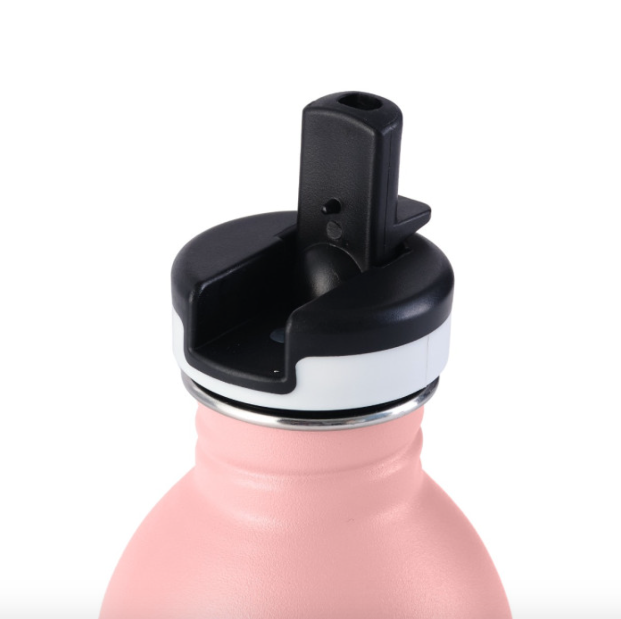 Ricedino Pink Dinosaur Stainless Steel Bottle