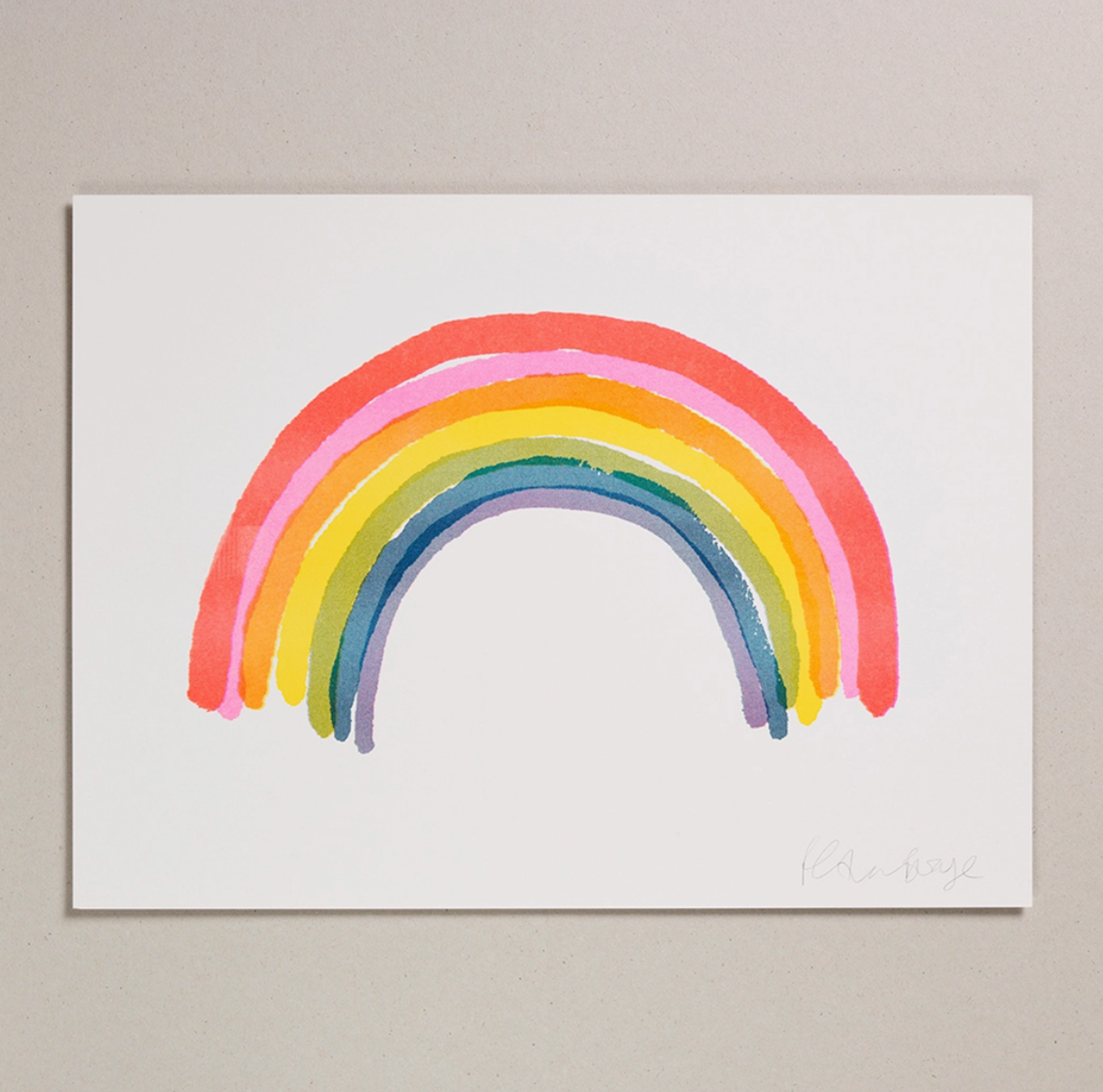 Petra Boase, Rainbow, A3 Risograph Art Print