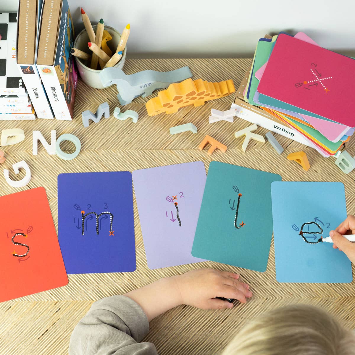 Writing Activity Flashcards for Kids