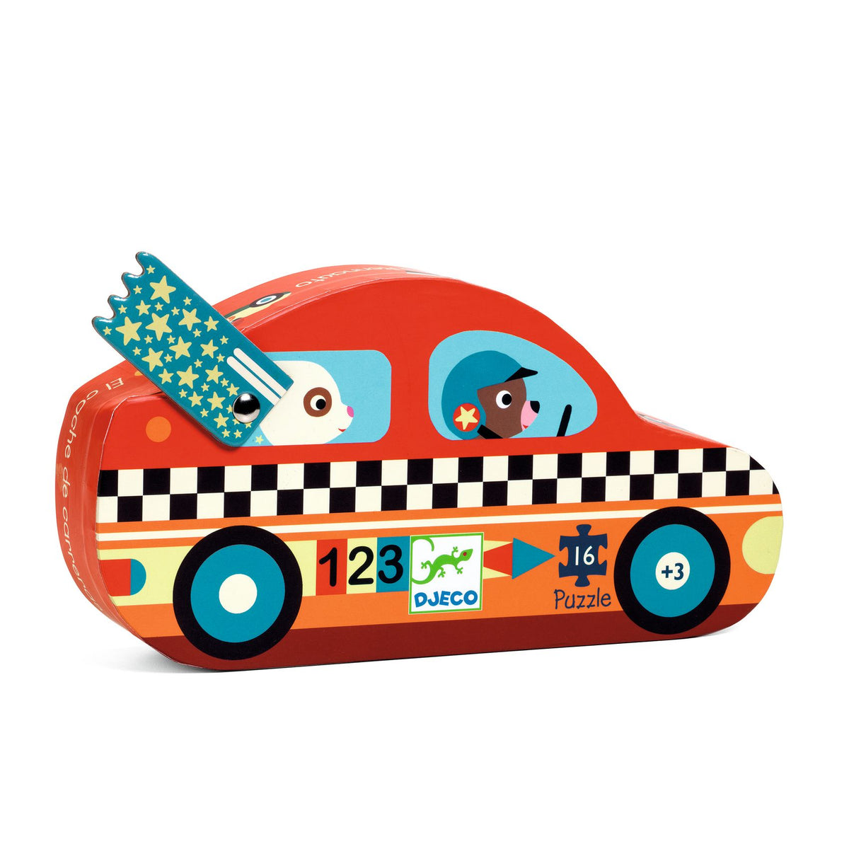 Djeco, Racing Car Puzzle