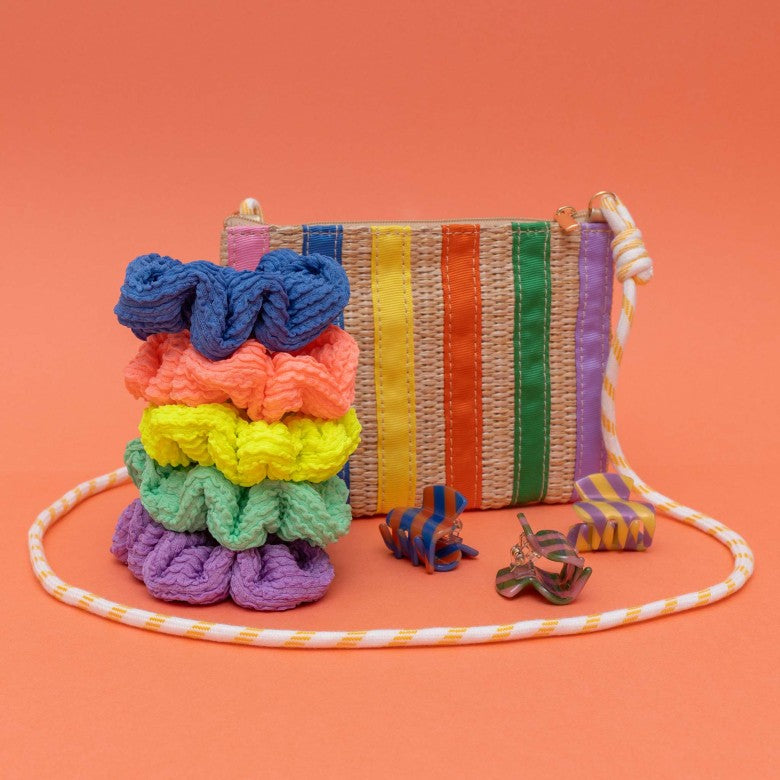 Mimi & Lula Bright Crinkle Scrunchies