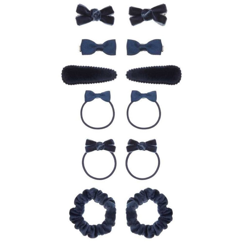 Mimi & Lula Navy Assorted School Hair Accessories