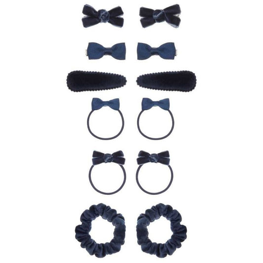 Mimi & Lula Navy Assorted School Hair Accessories
