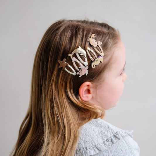 Mimi & Lula Ocean Life Mini Clic Clac Hairclips