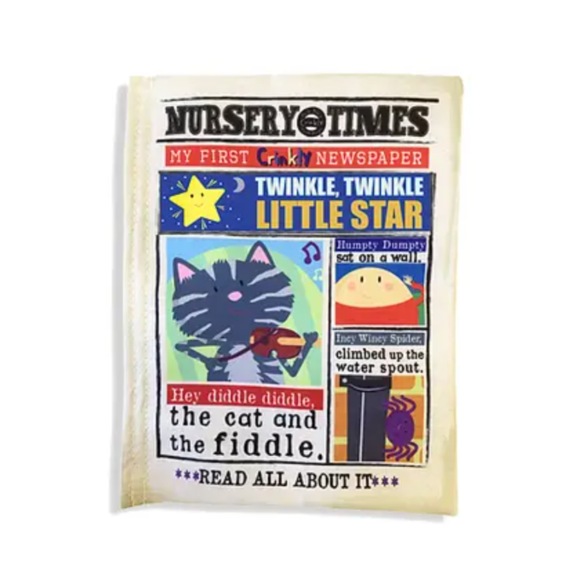 Jo + Nic's Crinkly Cloth Books, Classic Nursery Rhymes