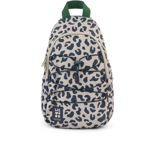 Liewood, Phoenix One Shoulder Backpack in Mega Leopard Print
