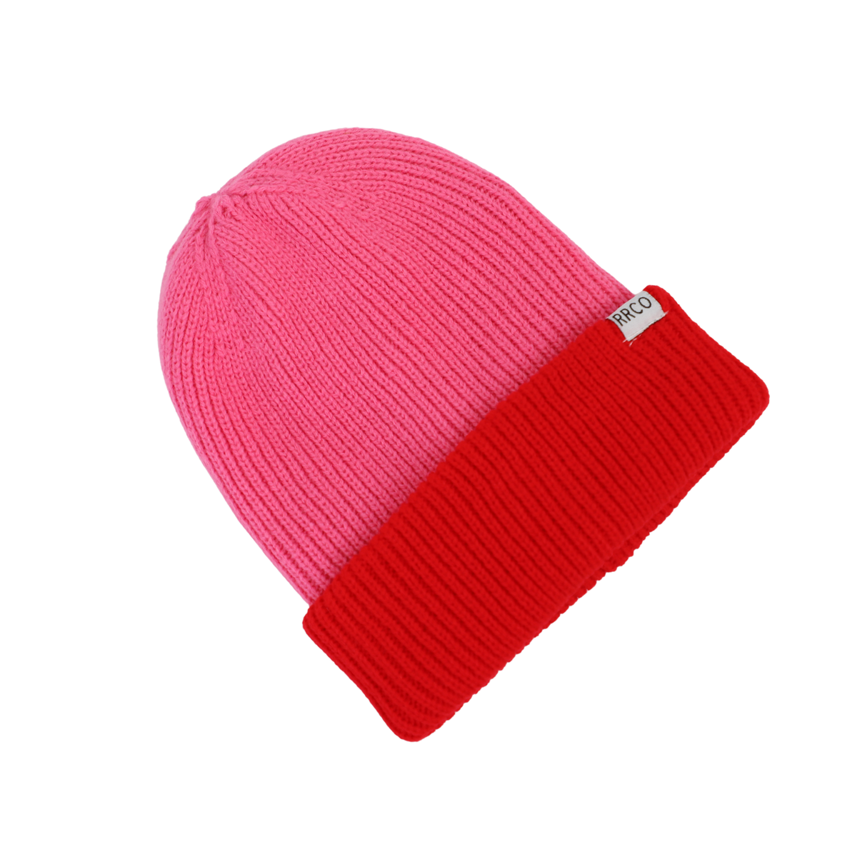 Rad River, Thick Knit Beanie Red and Pink, 0 - 6 Months