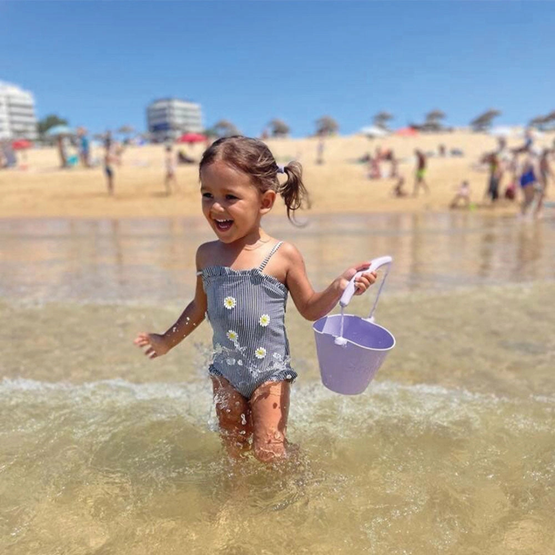 Scrunch Blue Sky Silicone Beach Bucket