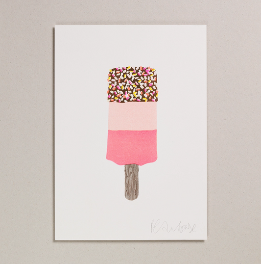 Petra Boase, Fab Lolly, A4 Risograph Art Print