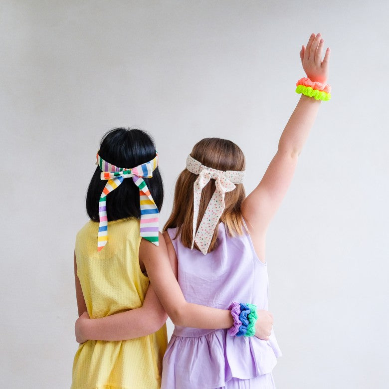 Mimi & Lula Bright Crinkle Scrunchies