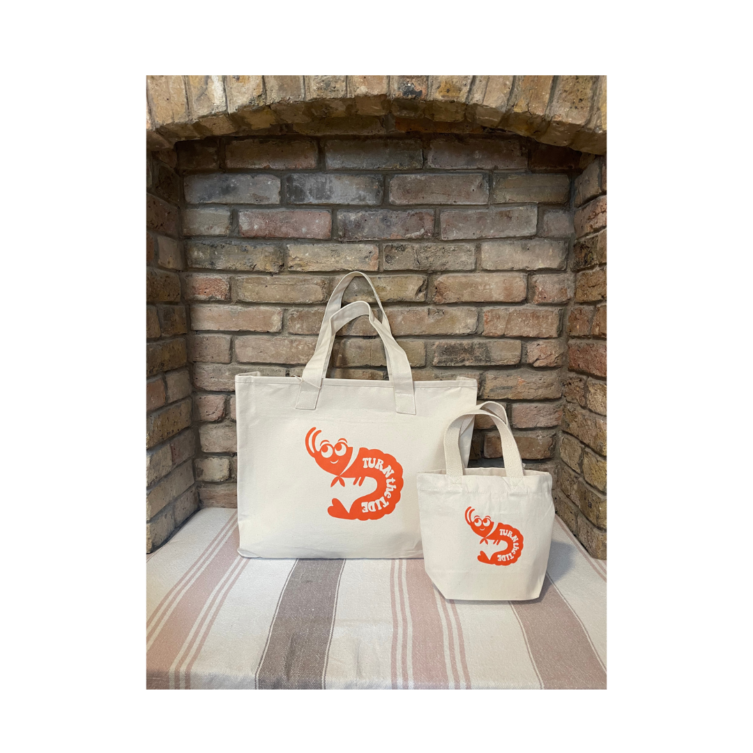 Turn The Tide Merch Shrimp Tote